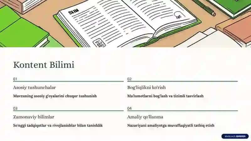 Pedagogik Mahorat Mezonlari 4