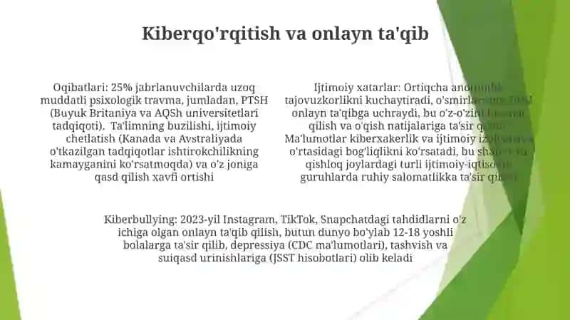 Ijtimoiy xavflar va ularning oqibatlari 4