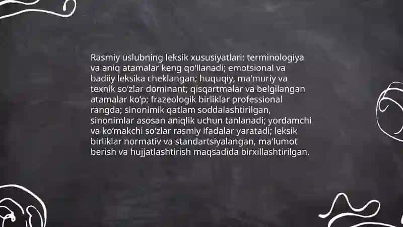 Rasmiy uslub 4