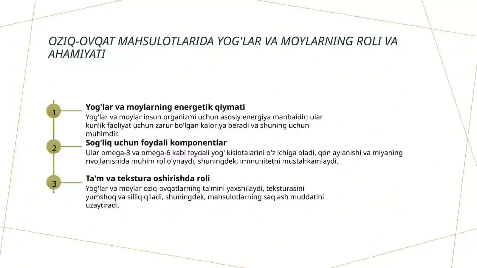 Oziqaviy yog'lar 4