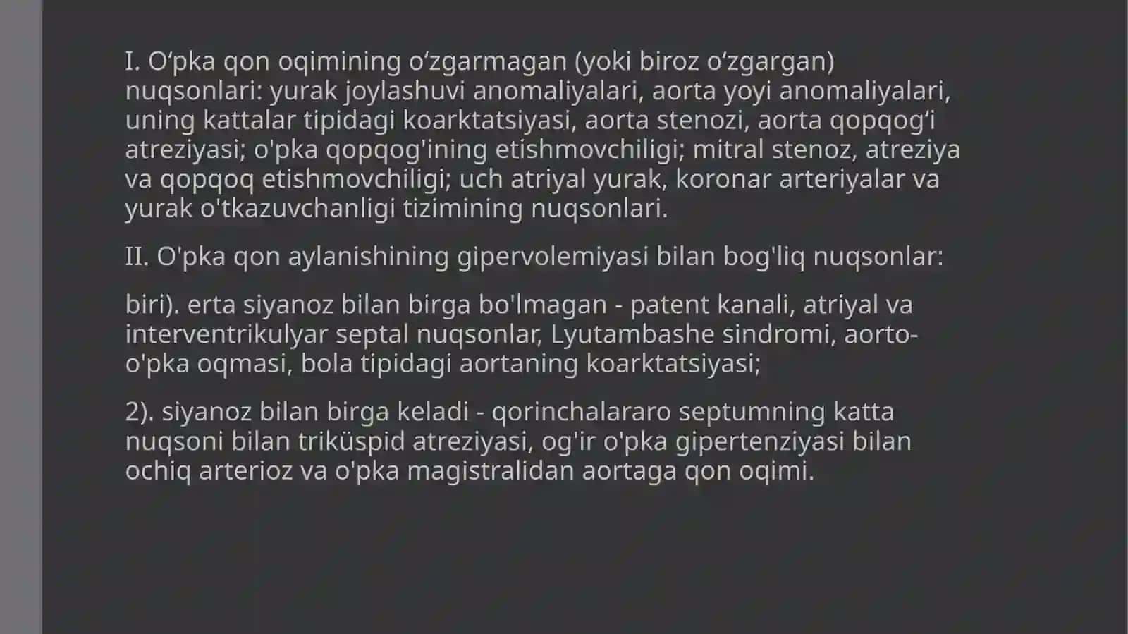 TUG’MA YURAK NUQSONLARI 4