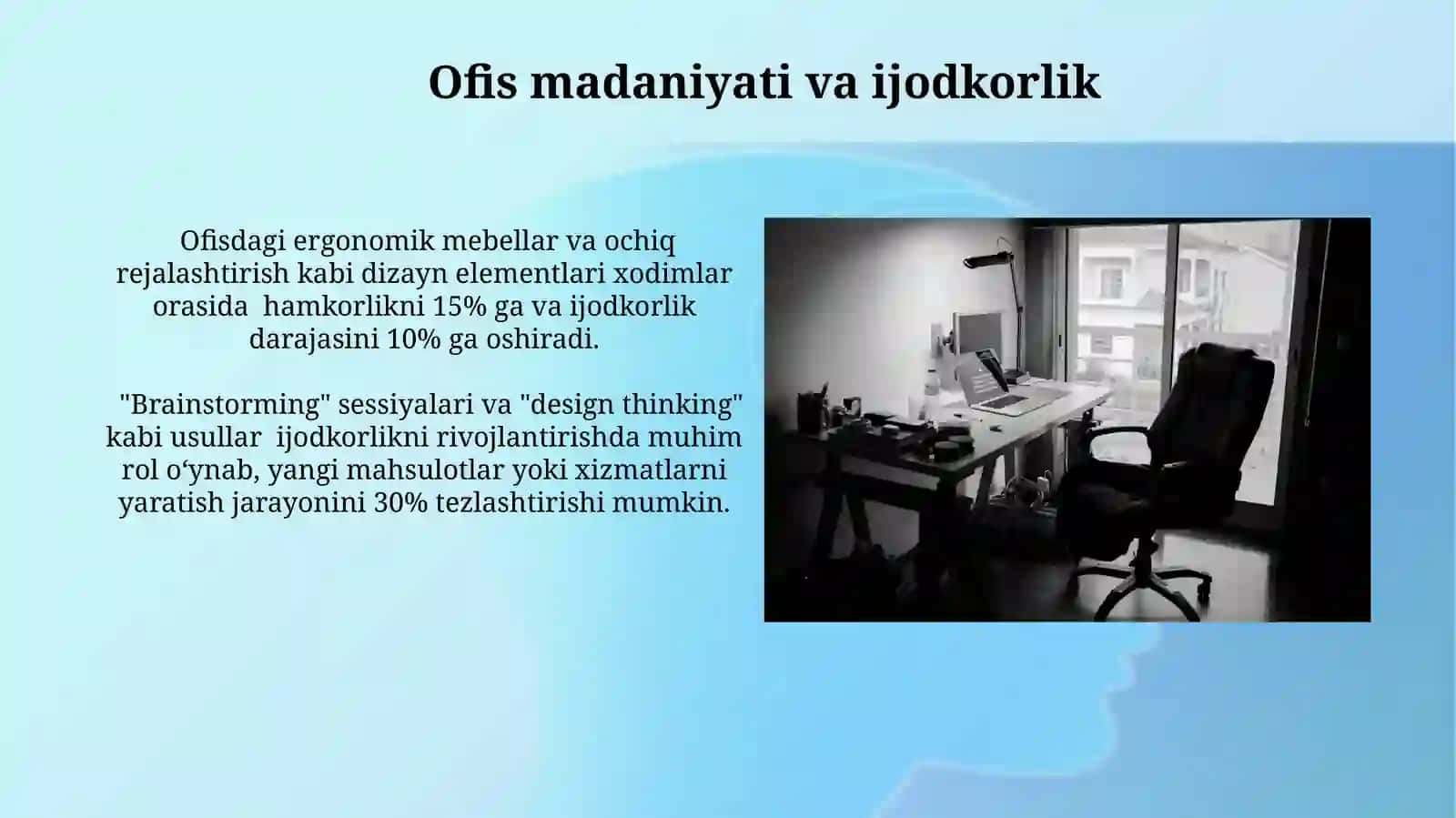 Iroda va kireativlik aniqlash 4