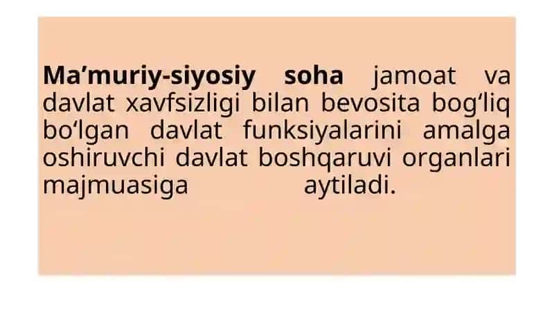 МАЪМУРИЙ-СИЁСИЙ СОҲАНИ МАЪМУРИЙ-ҲУҚУҚИЙ ТАРТИБГА СОЛИШ 4