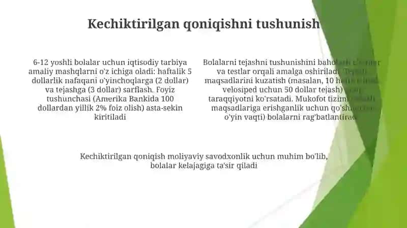 Bolalar uchun tejash strategiyasi 4