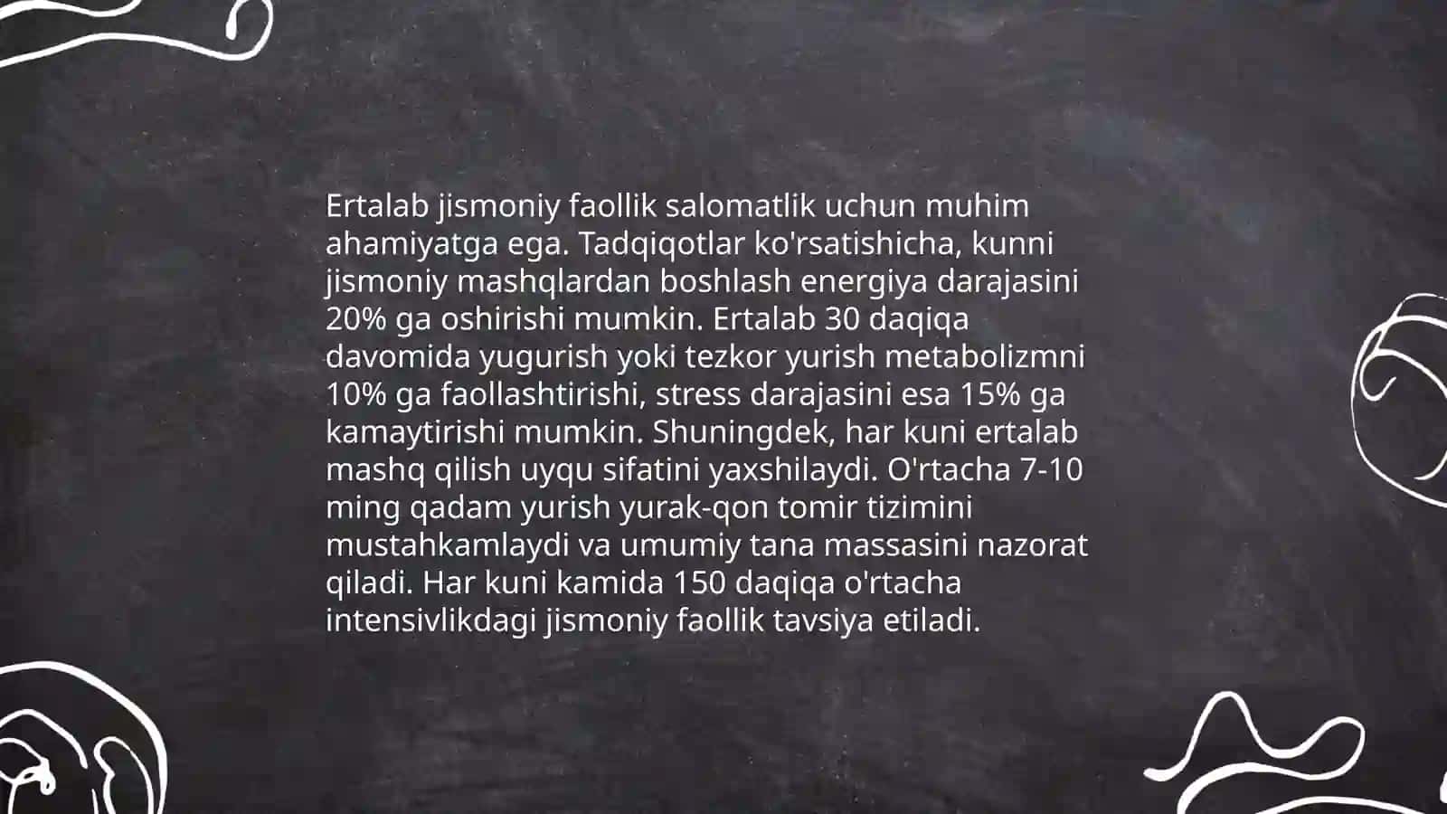 16 sanoqqa Kompleks mashqlarni 4