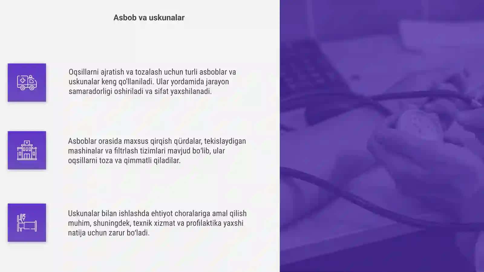 Oqsillarni ajratish va tozalash usullari 4