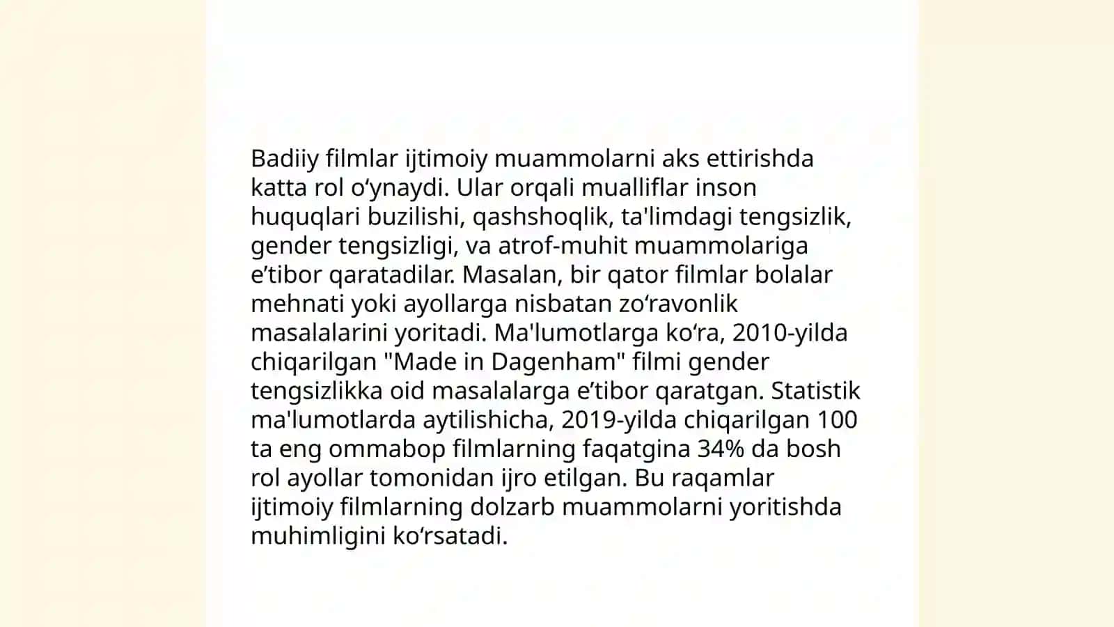Badiiy filmlar va ommaviy madaniyat 4