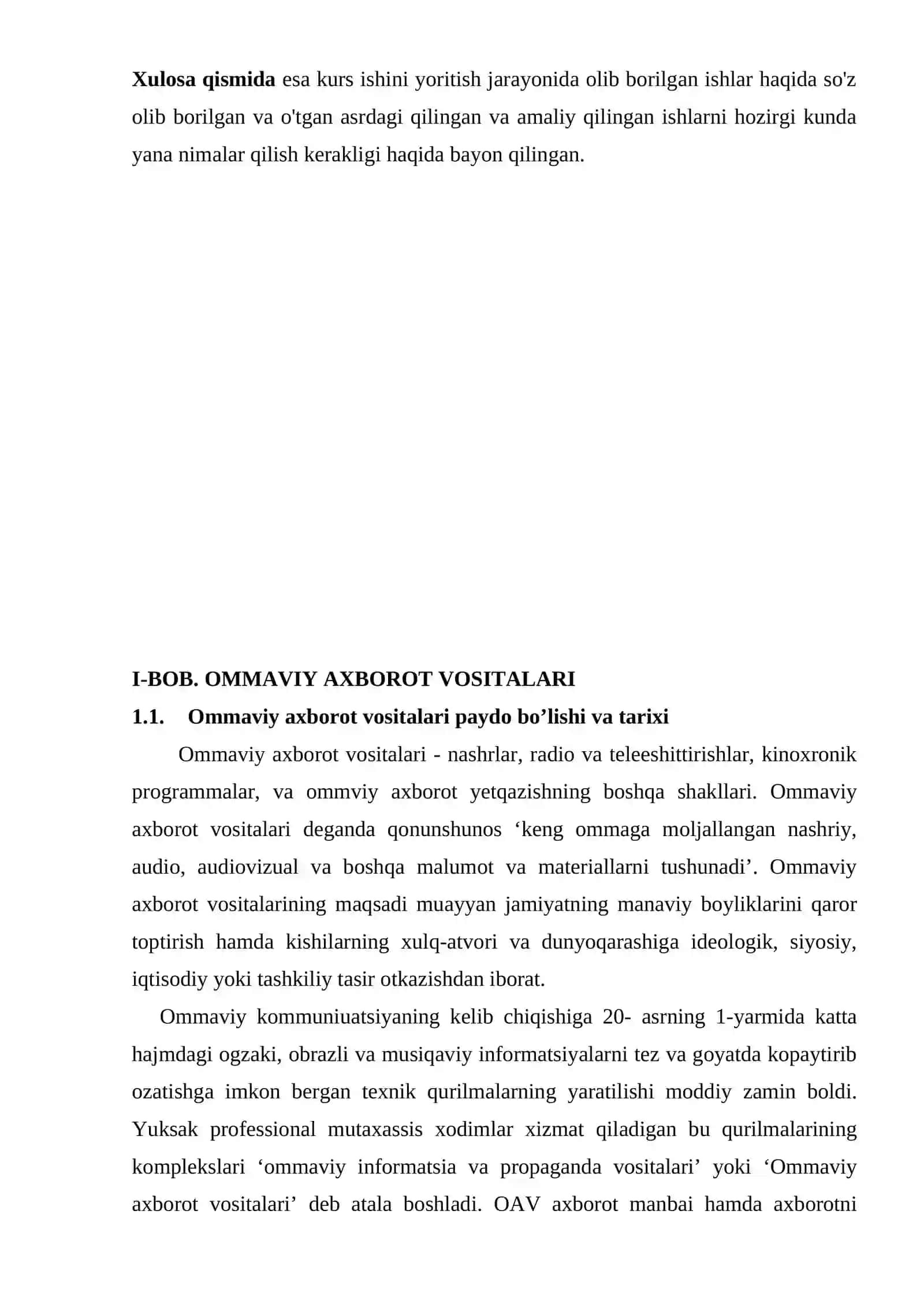 Ommaviy axborot vositalari 4