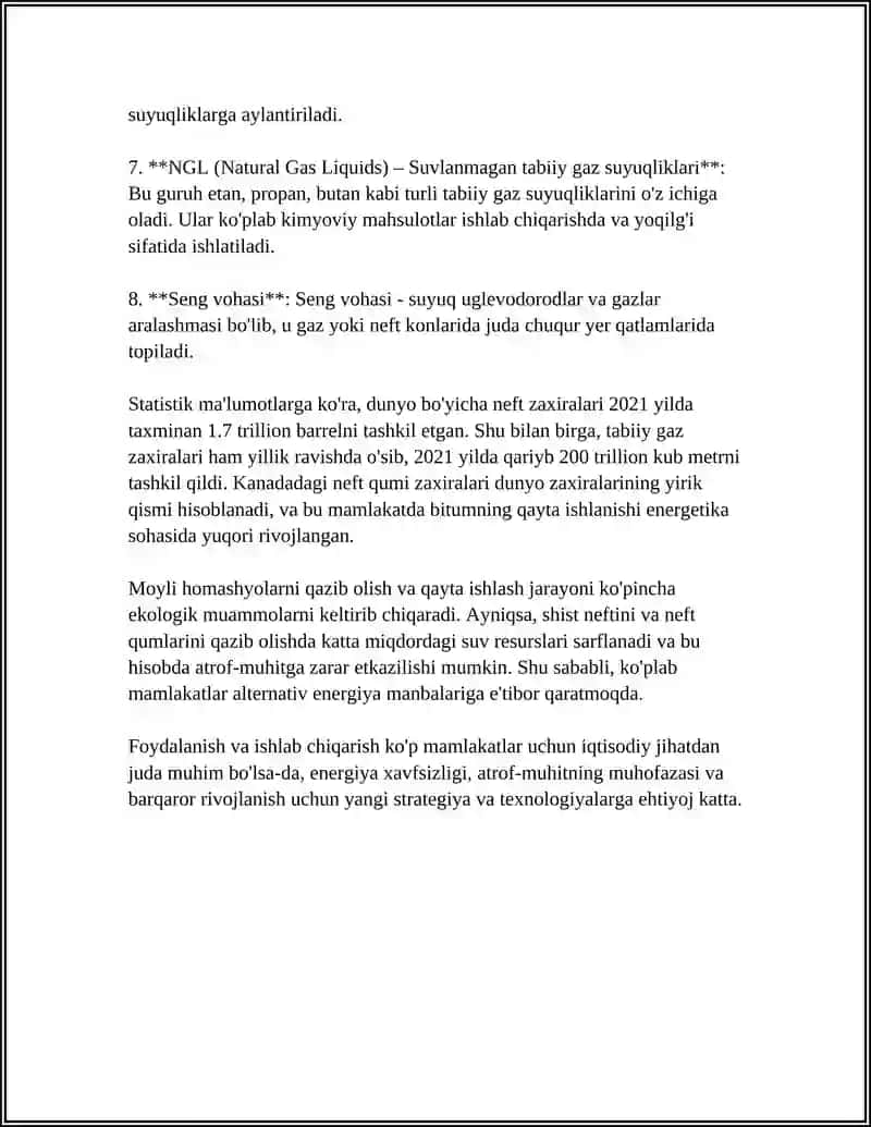 MOYLI HOMASHYOLARNI QAYTA ISHLASH 4