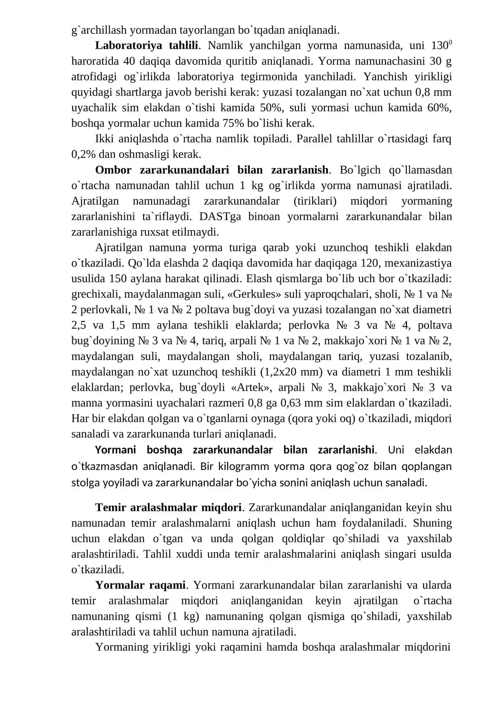 Yorma mahsulotlari 4