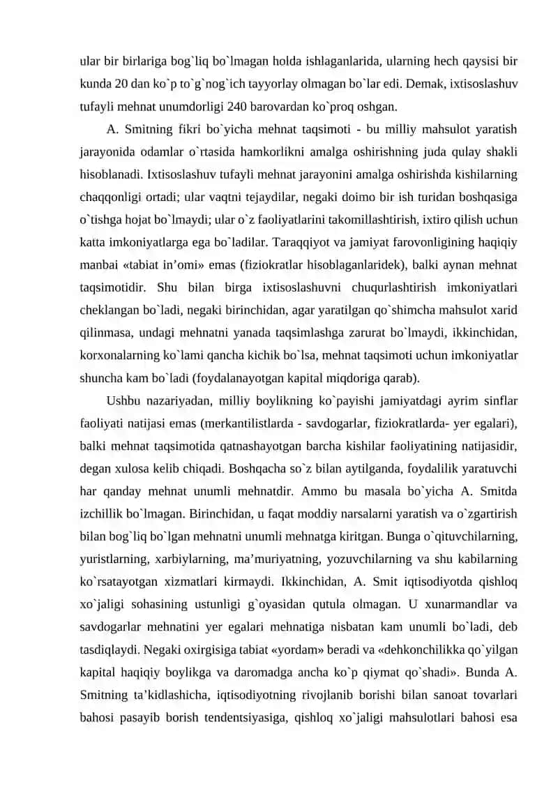 Klassik iqtisodiy maktabning rivojlanishi 4
