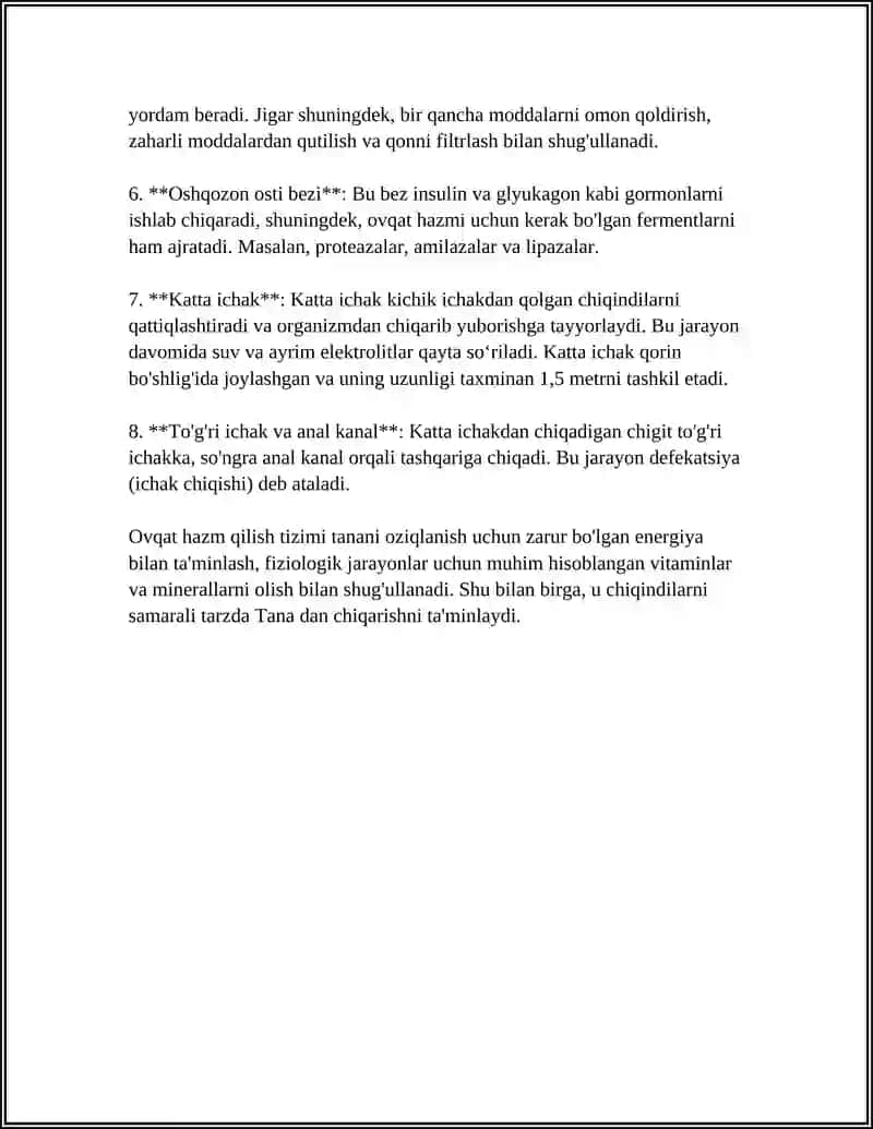 OVQAT HAZM QILISH TIZIMI 4