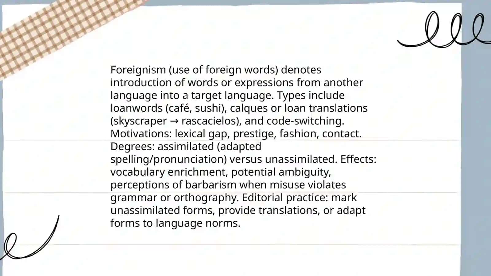 Barbarism, Foreignism, Poetic Words Example 4