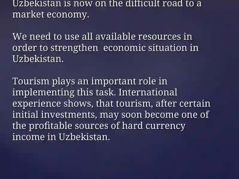 The Tourism potential of Uzbekistan 4