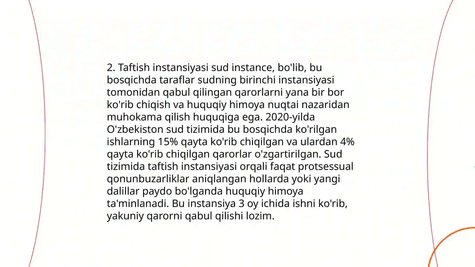 Advakatning taftish instansiyasi sudida ishtiroki 4