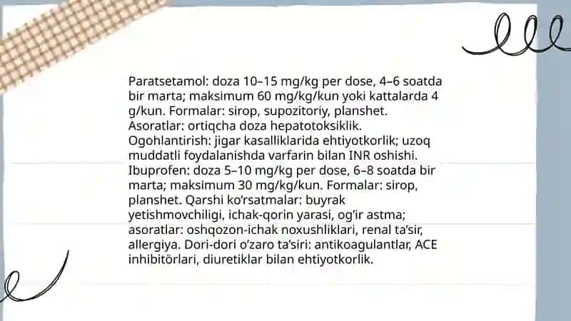 Pediatriyada antibiotiklar: indikatsiya va tanlash 4