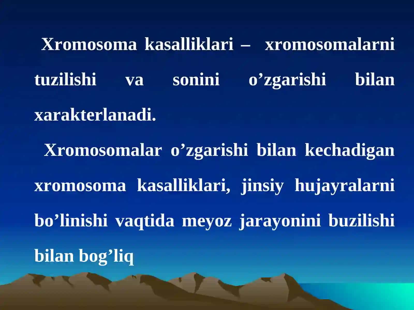 INSONNINASLIY KASALLIKLARI 4