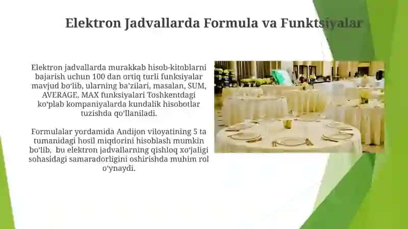 Elektron Jadvallar Dasturlari 4