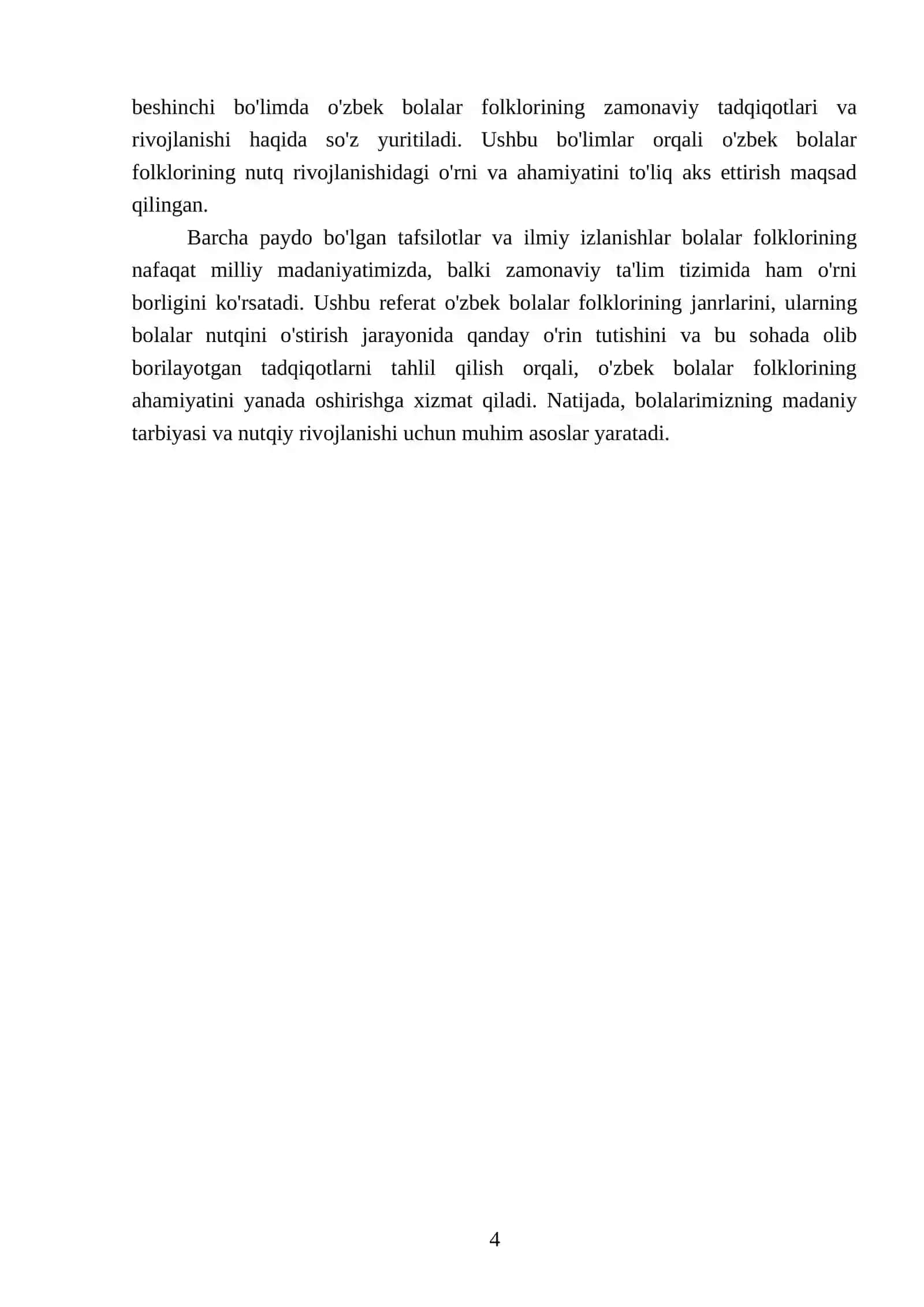 Bolalar folklori janrlari (Referat) 4
