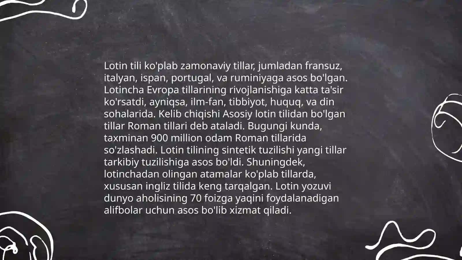 Zamonaviy tillarda lotinshunoslik 4