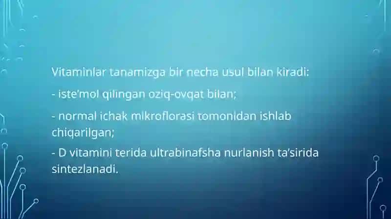 Avitaminoz va gipovitaminoz 4