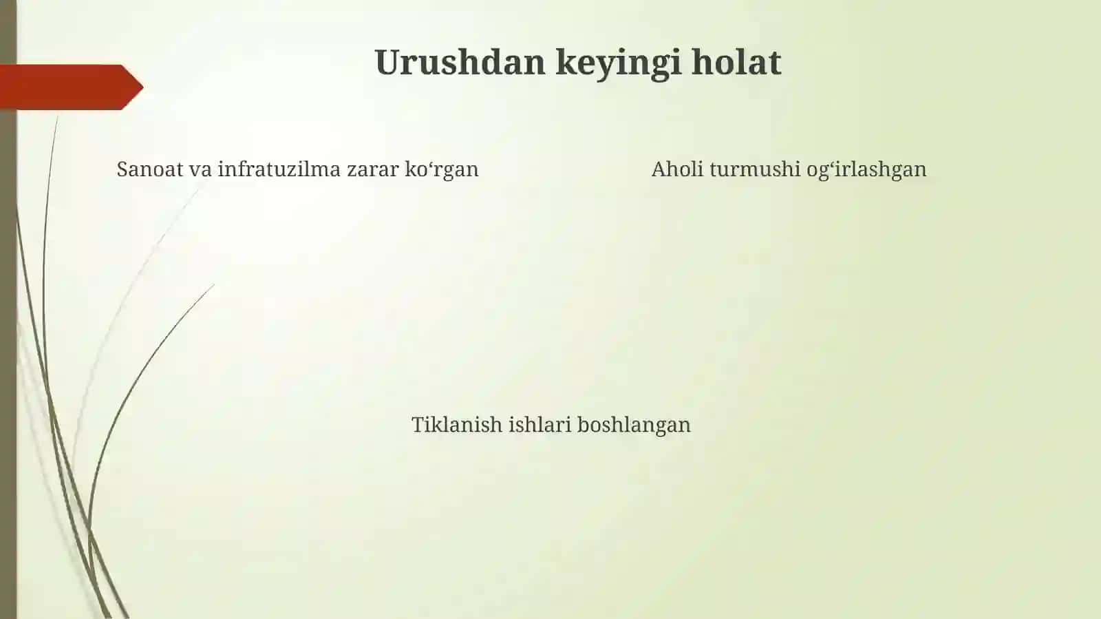 Urushdan keyingi tiklanish 4