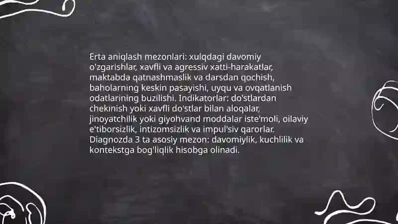 Deviant xulq - atvor bolalar bilan ijtimoiy pedagogik faoliyat 4