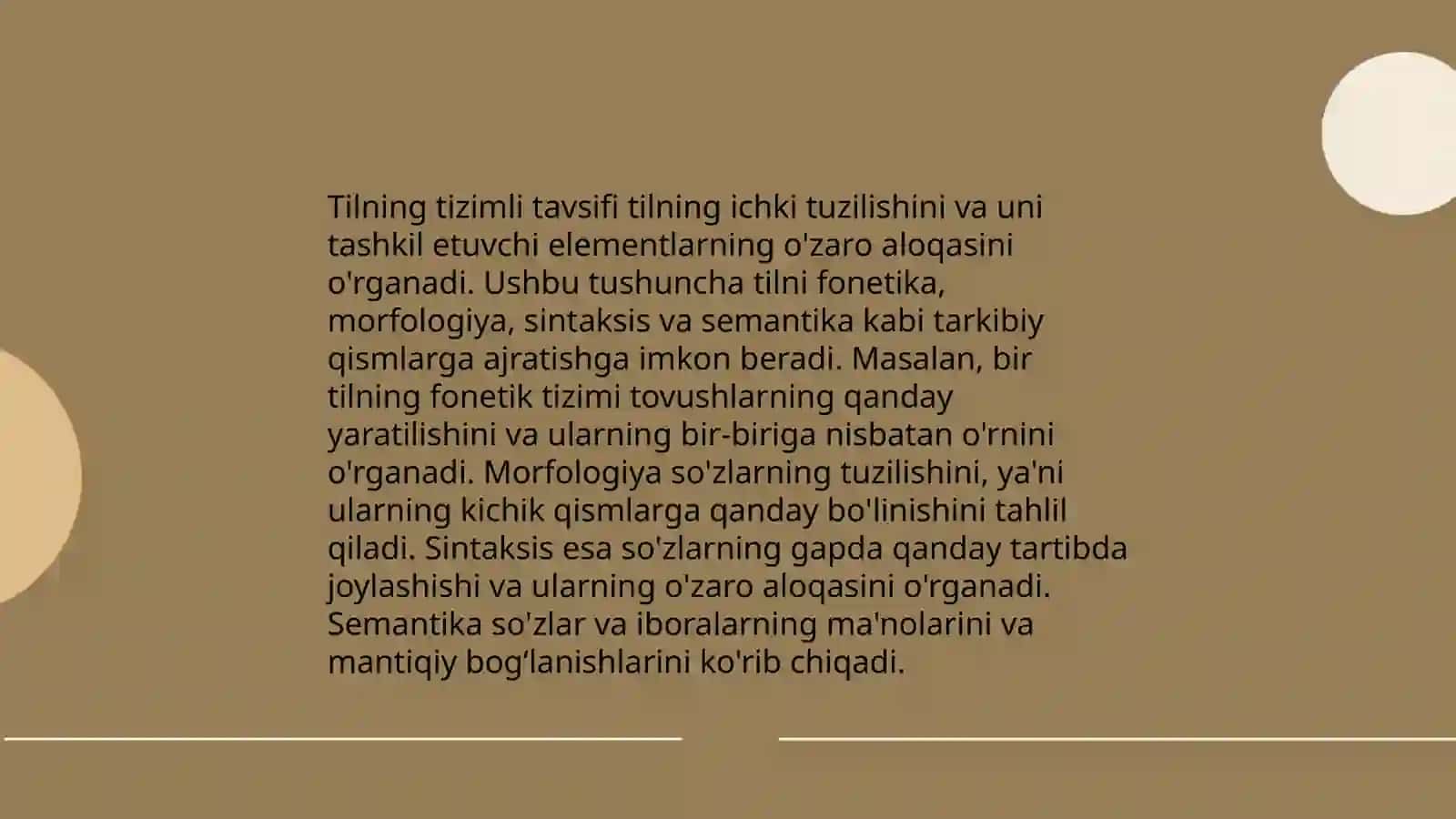 Tilning tizim sifatidagi moxiyati 4