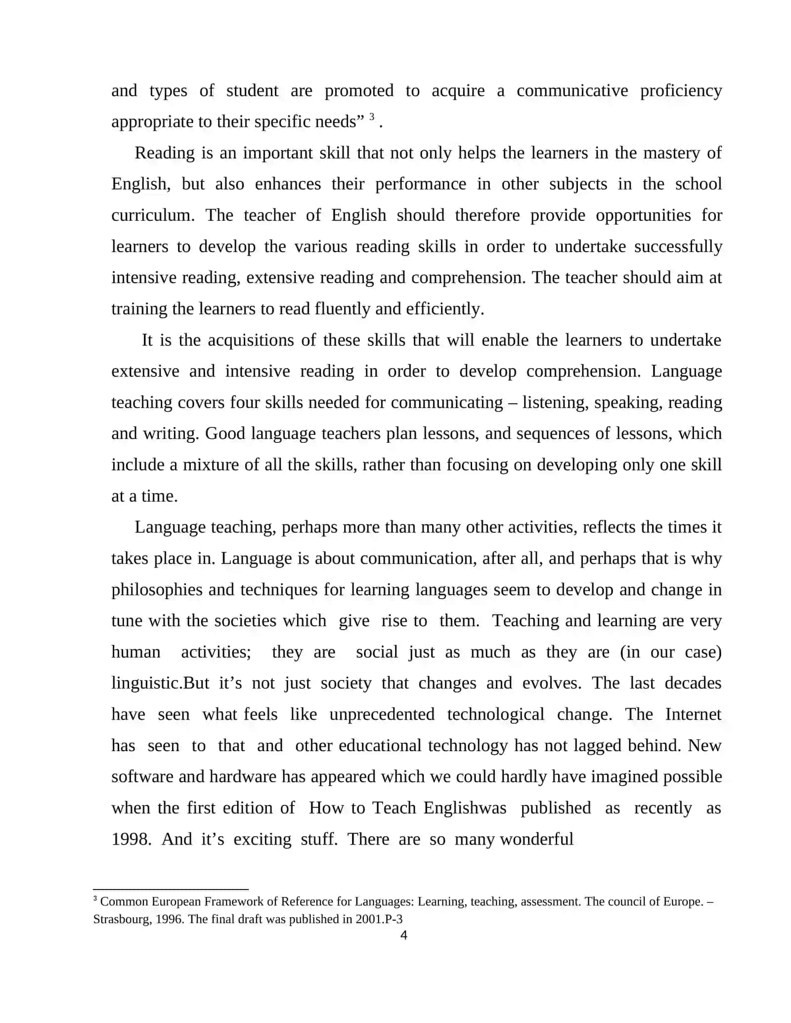 The role and influence of English in Uzbekistan 4