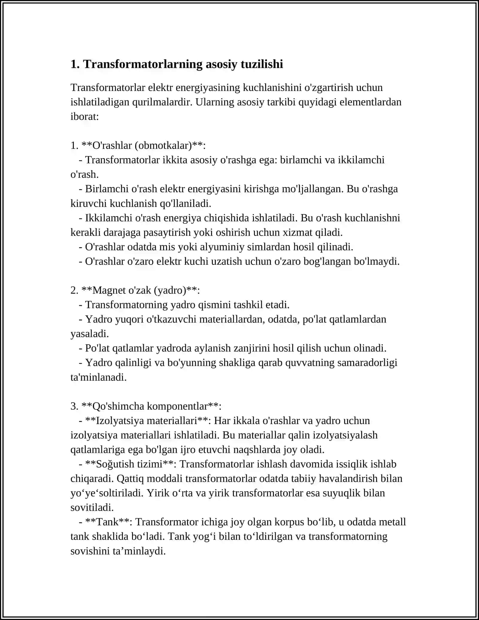 TRANSFORMATORLAR 4