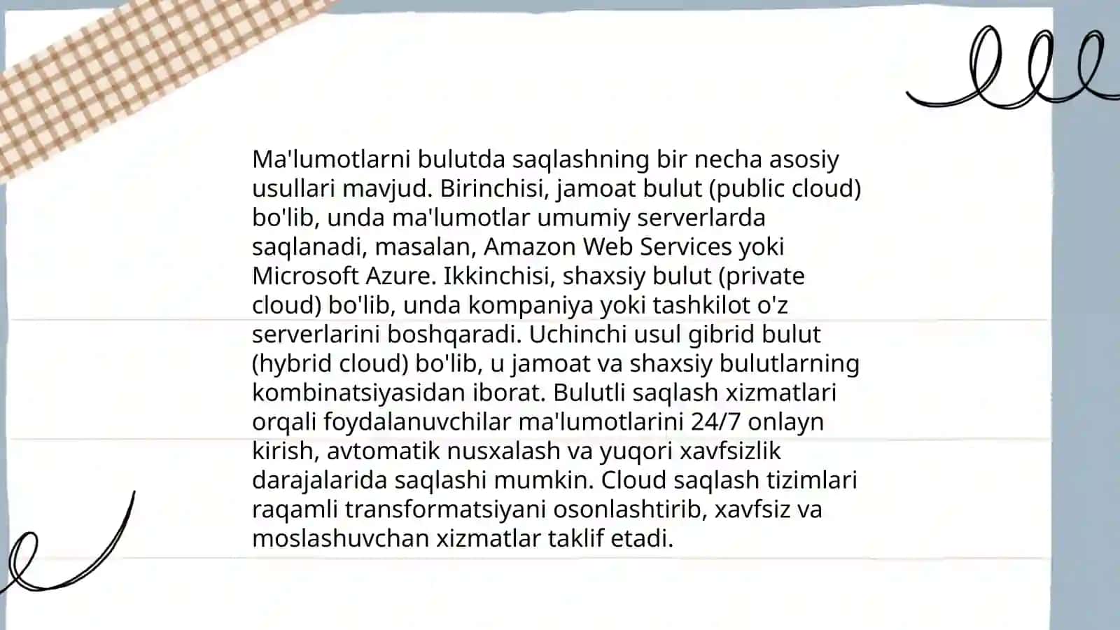 Bulutli hisoblash texnologiyalari arxitekturasi 4