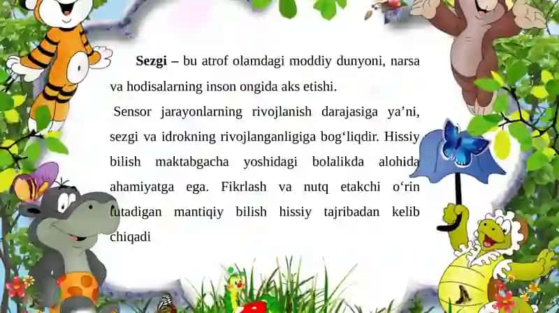 MAKTABGACHA YOSHDAGI BOLALARNINGSENSOR TARBIYASI 4