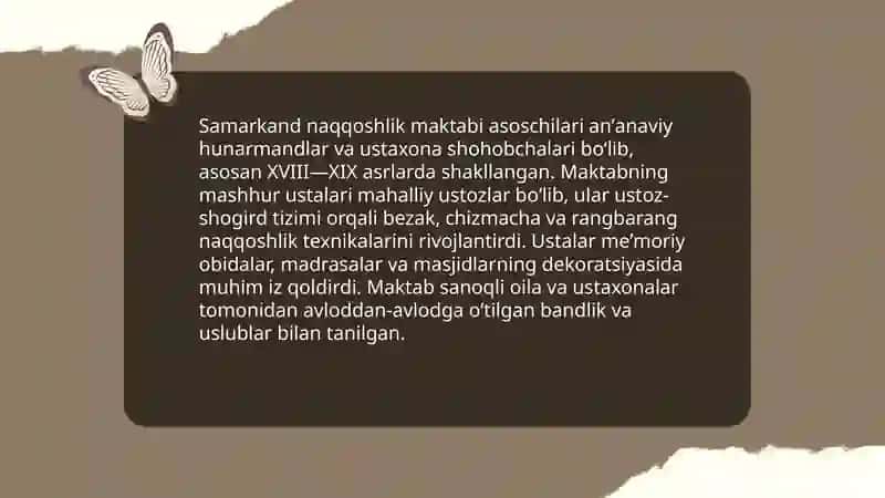 Samarqand naqqoshlik maktabi 4
