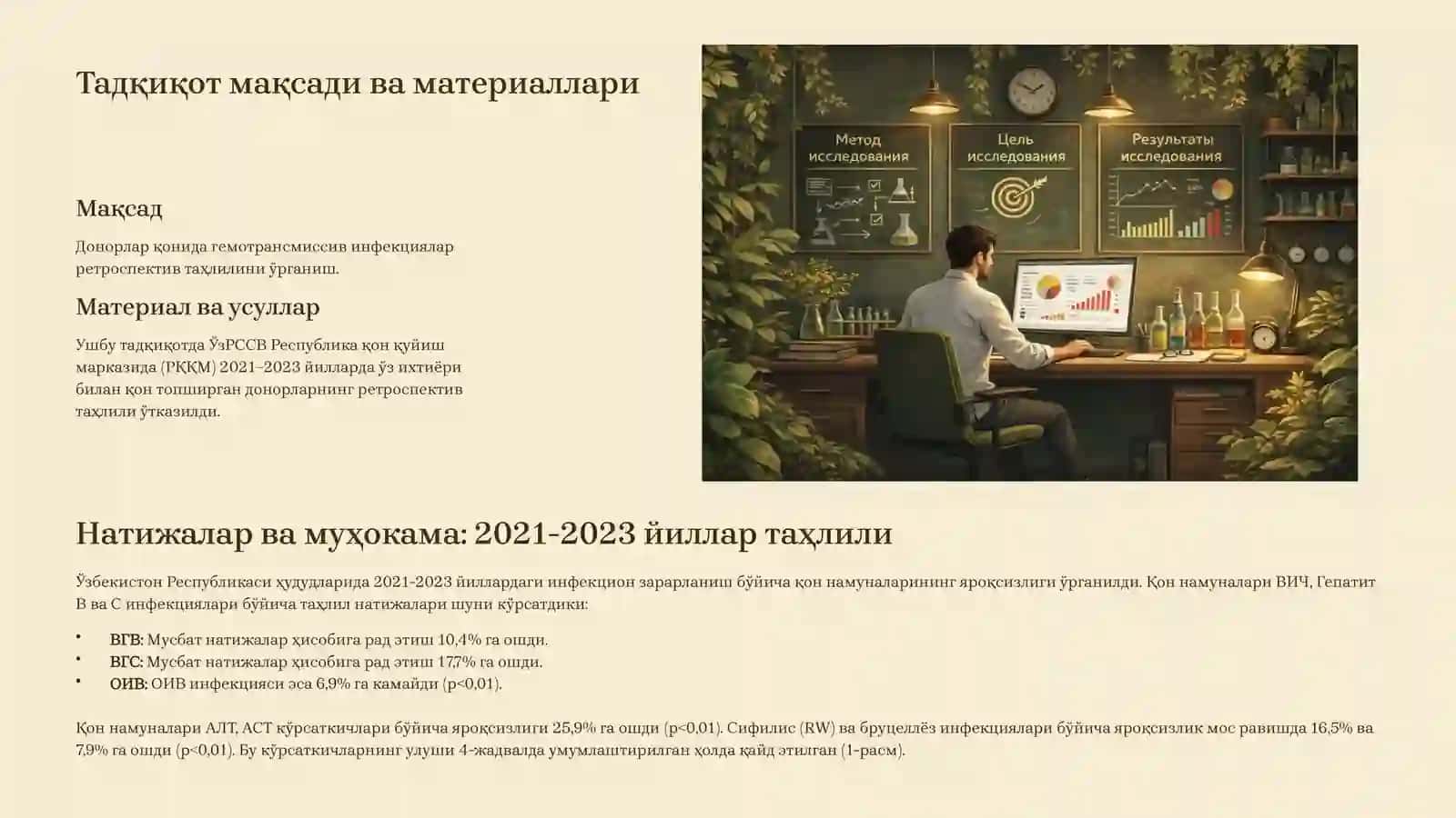 ДОНОРЛАР ҚОНИДА ГЕМОТРАНСМИССИЯЛАР РЕТРОСПЕКТИВ ТАҲЛИЛИ 4