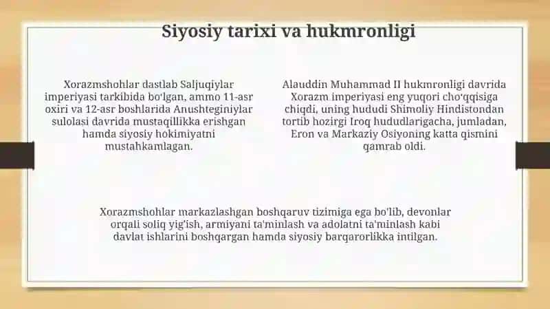 Xorazmshohlar davlati 4