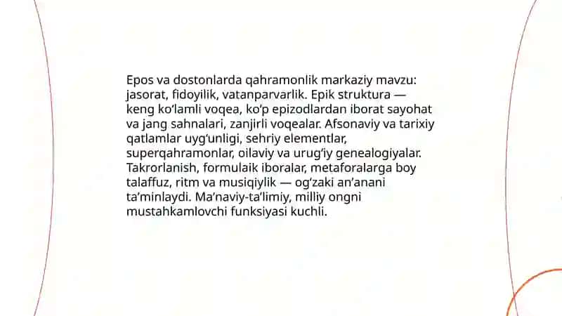 Eng qadimgi sharq adabiyotiga xos xususiyatlar 4