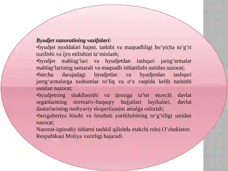 Byudjet nazorati elementlari 4