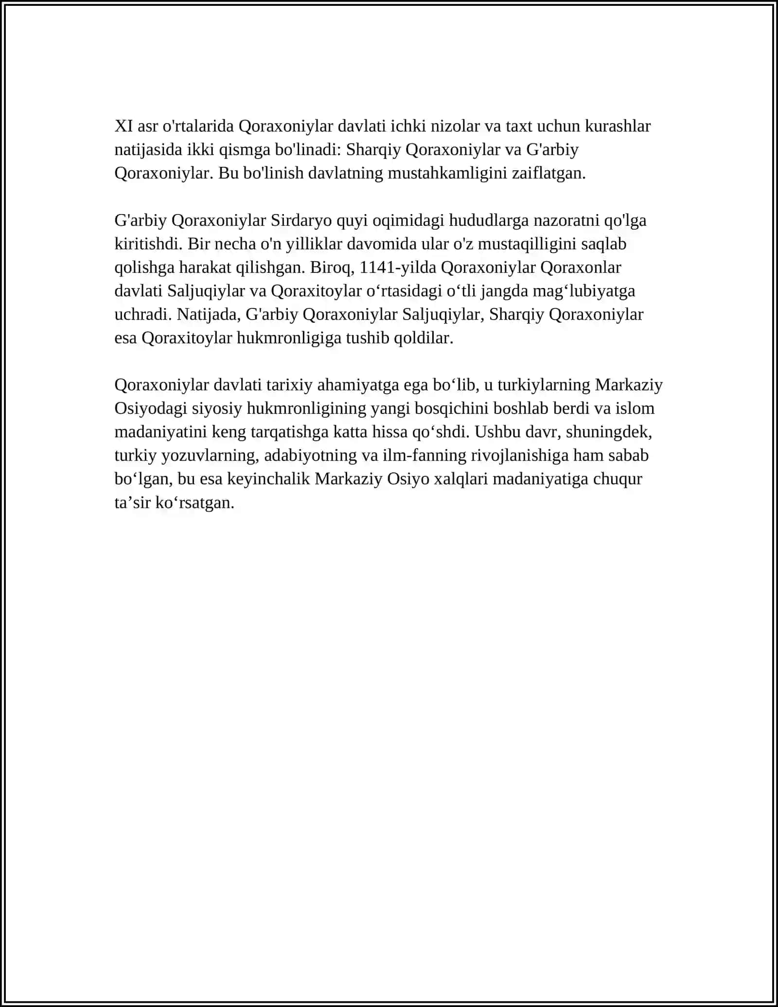 Qoraxoniylar va Uyg'ur Idikut davlati 4
