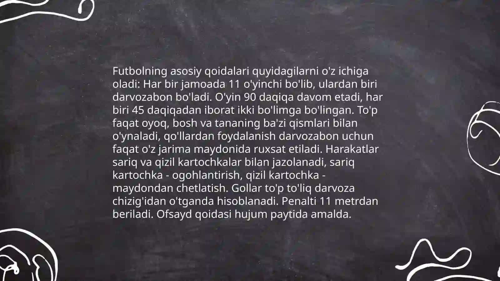 Futbol(tarixi, qoidalari,olimpiya oʻyinlari,jahon chempionatlari) 4