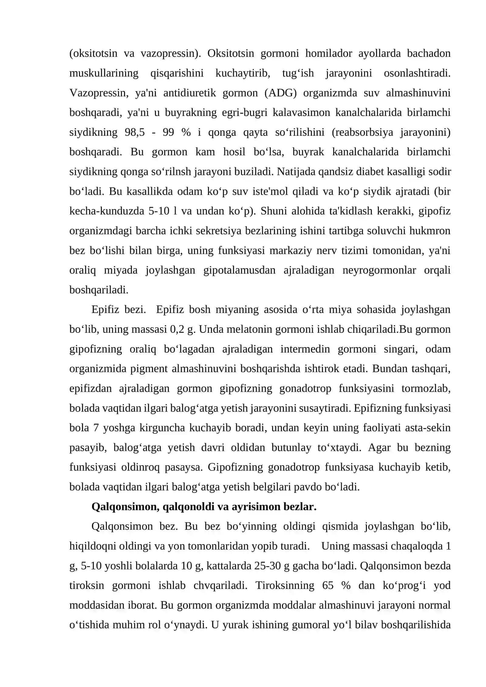 ICHKI SEKRETSIYA BEZLARI VA ULARNING JOYLASHUVI 4