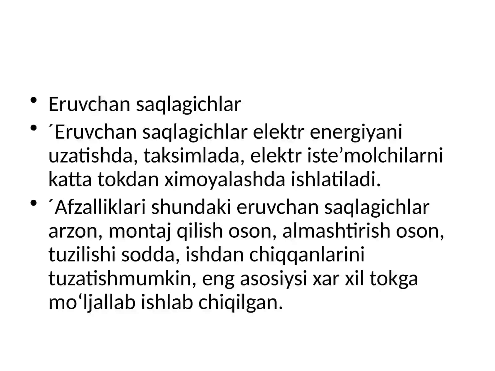 Saqlagichlar elektr tarmoqlari 4