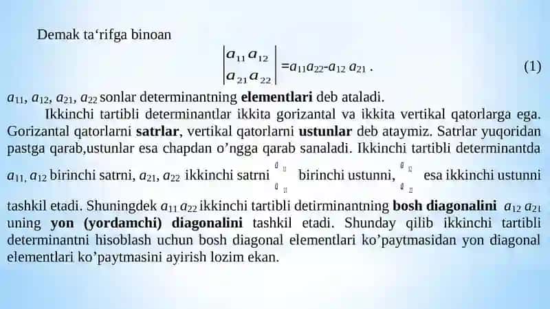 Oliy matematika 4
