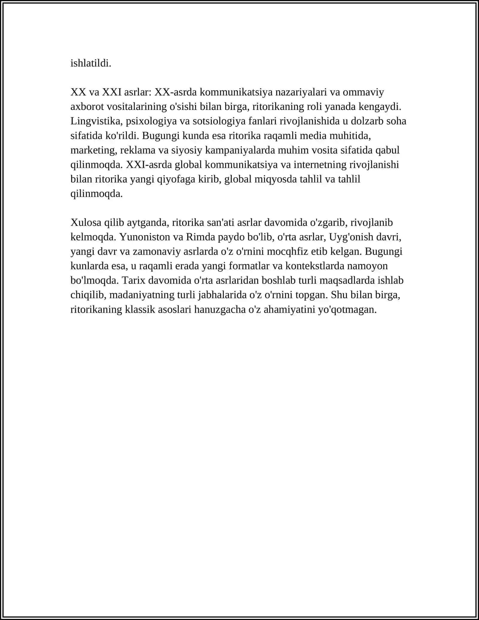 RITORIKA VA USLUBIYAT 4