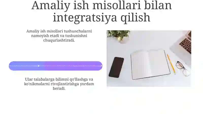 Amaliy ish namunalaridan foydalanish 4