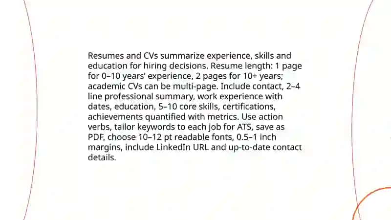 Customize your resume and cover letter 4