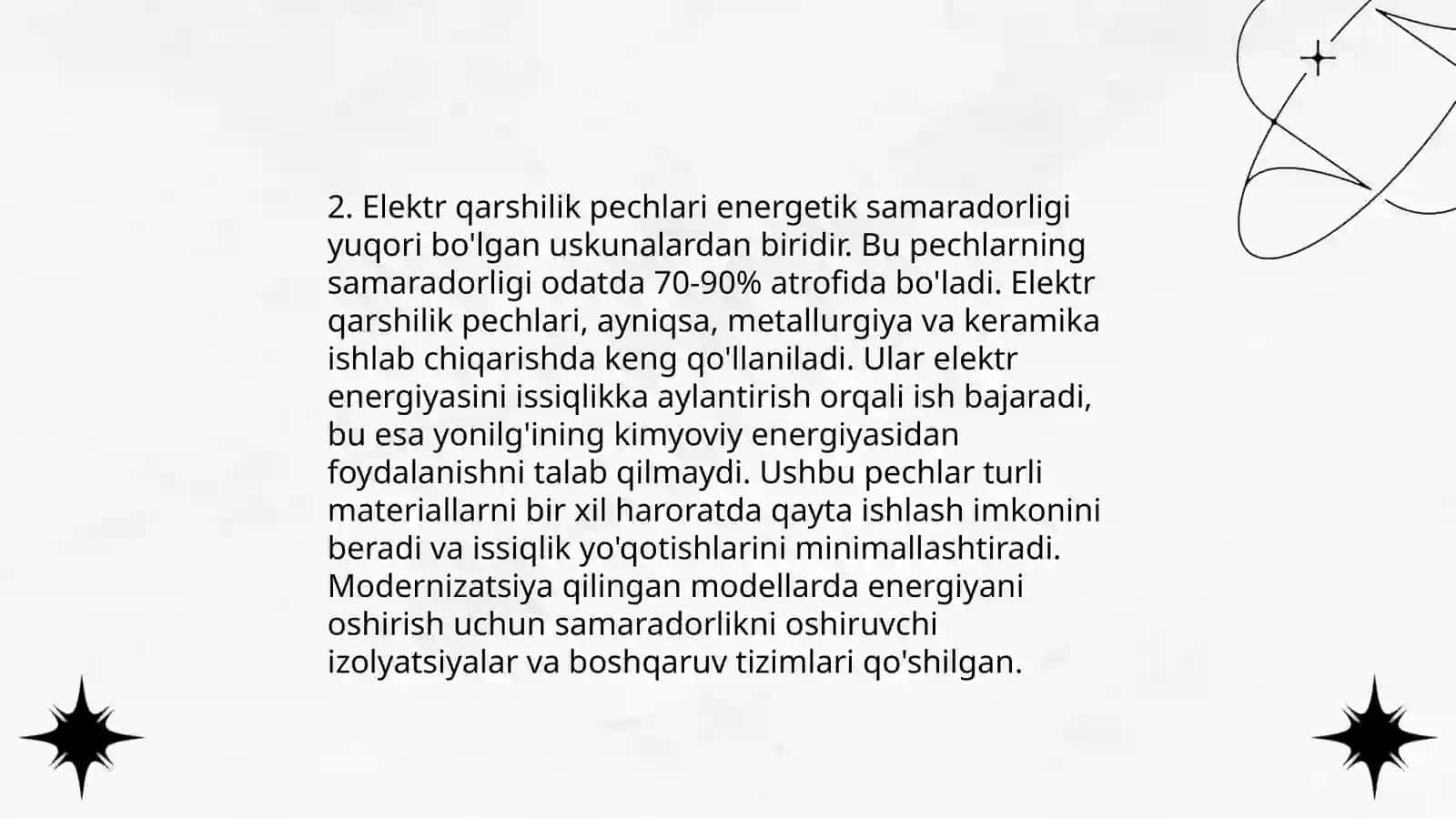 Elektr qarshilik pechlari turlari 4
