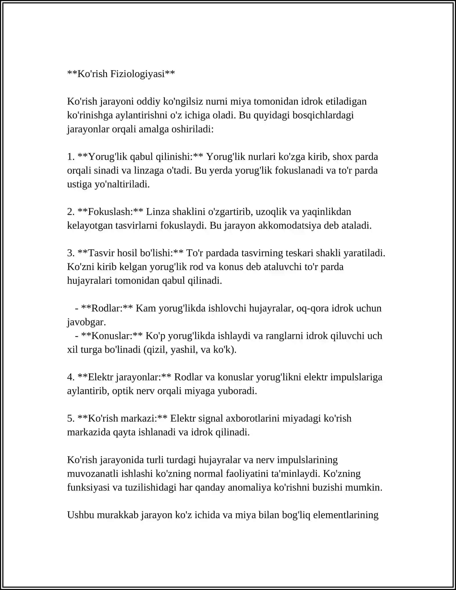 SEZGI A'ZOLARNING FIZIOLOGIYASI VA KASALLIKLARI 4