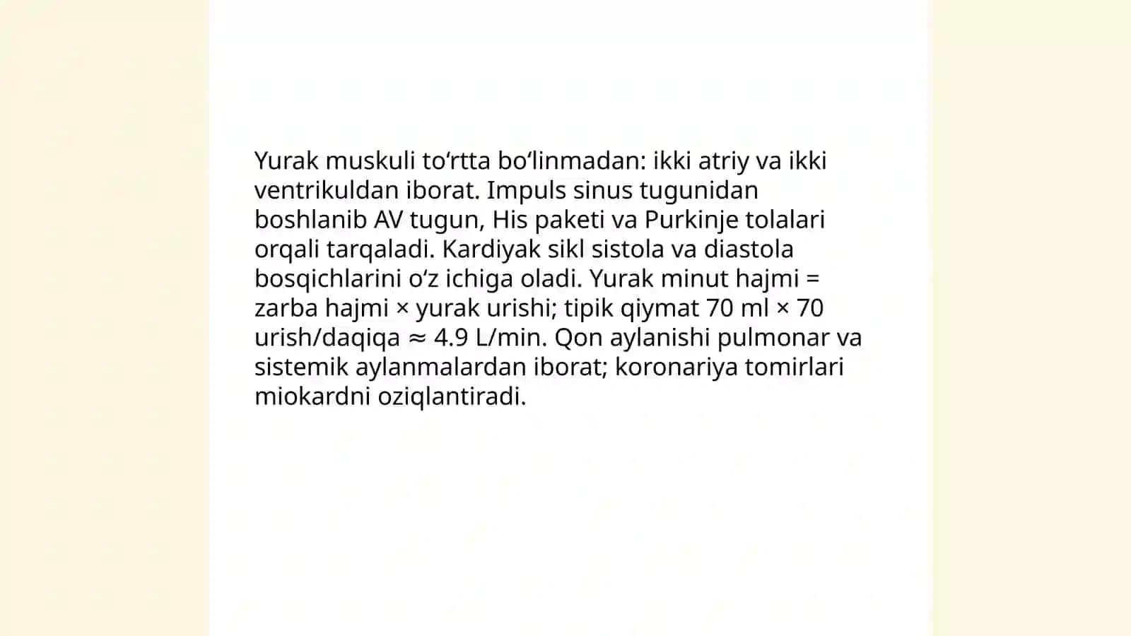 Yurak haqida 4