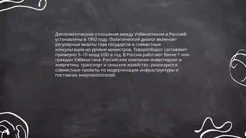 Междурнародная деятелъностъ Узбекистана 4