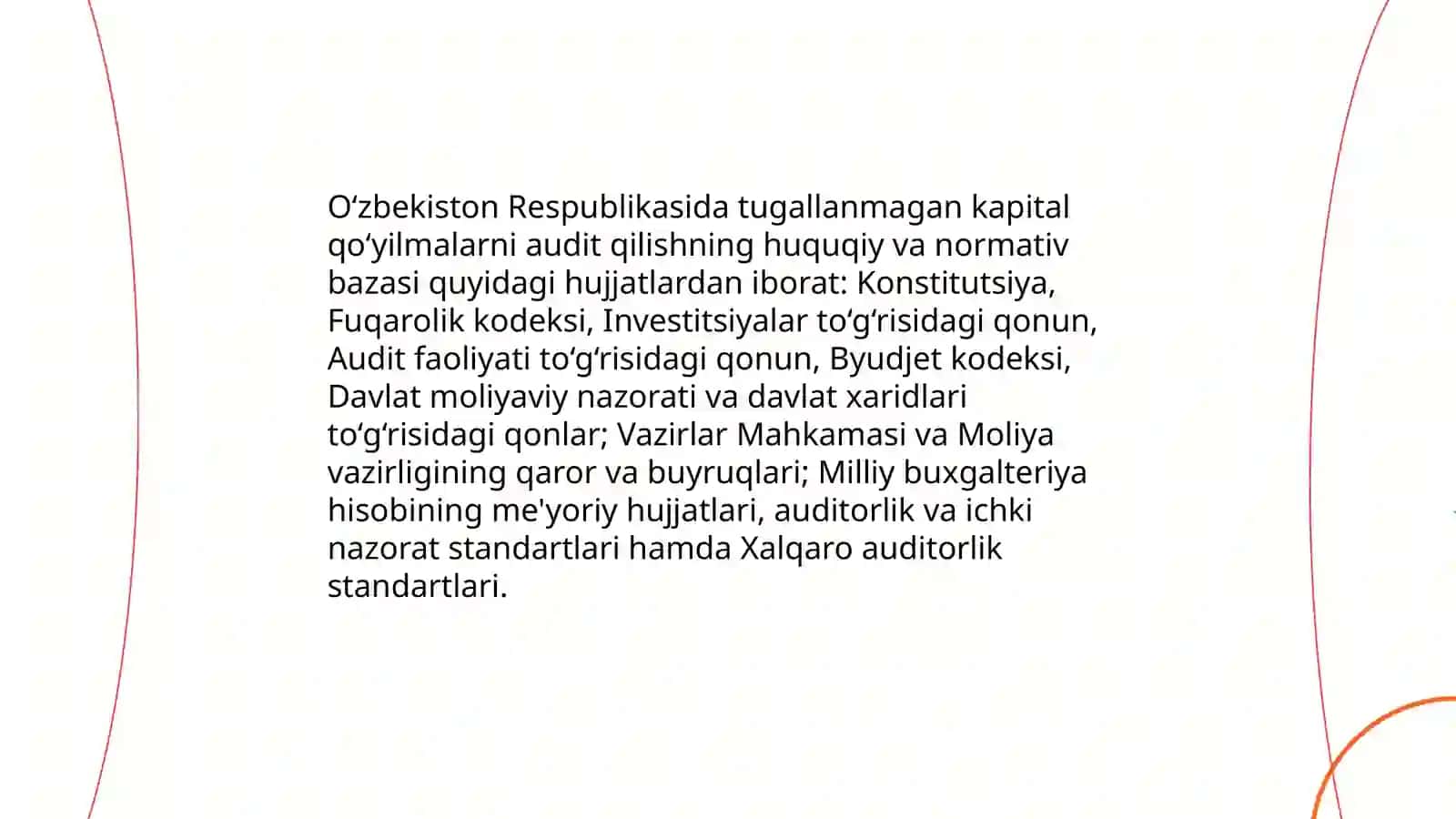 Tugallanmagan kapital qо‘yilmalar auditi 4